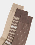 Autograph 3 pack mercerised cotton rich socks (British brand)