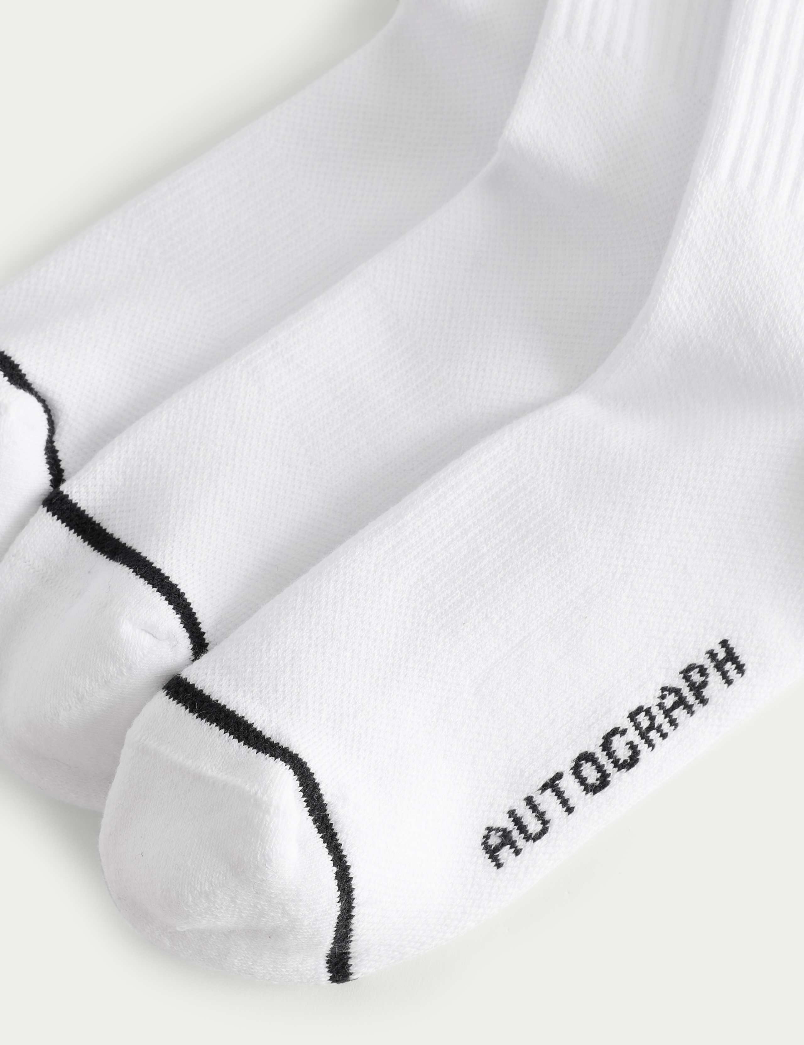 Autograph 3 pack pima cotton rich socks (British brand)