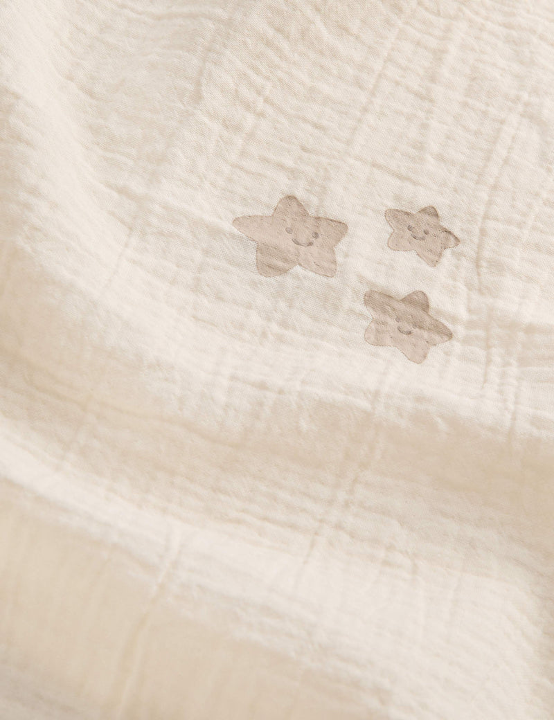 Pure cotton muslin squares 3-pack 58cm (British brand)