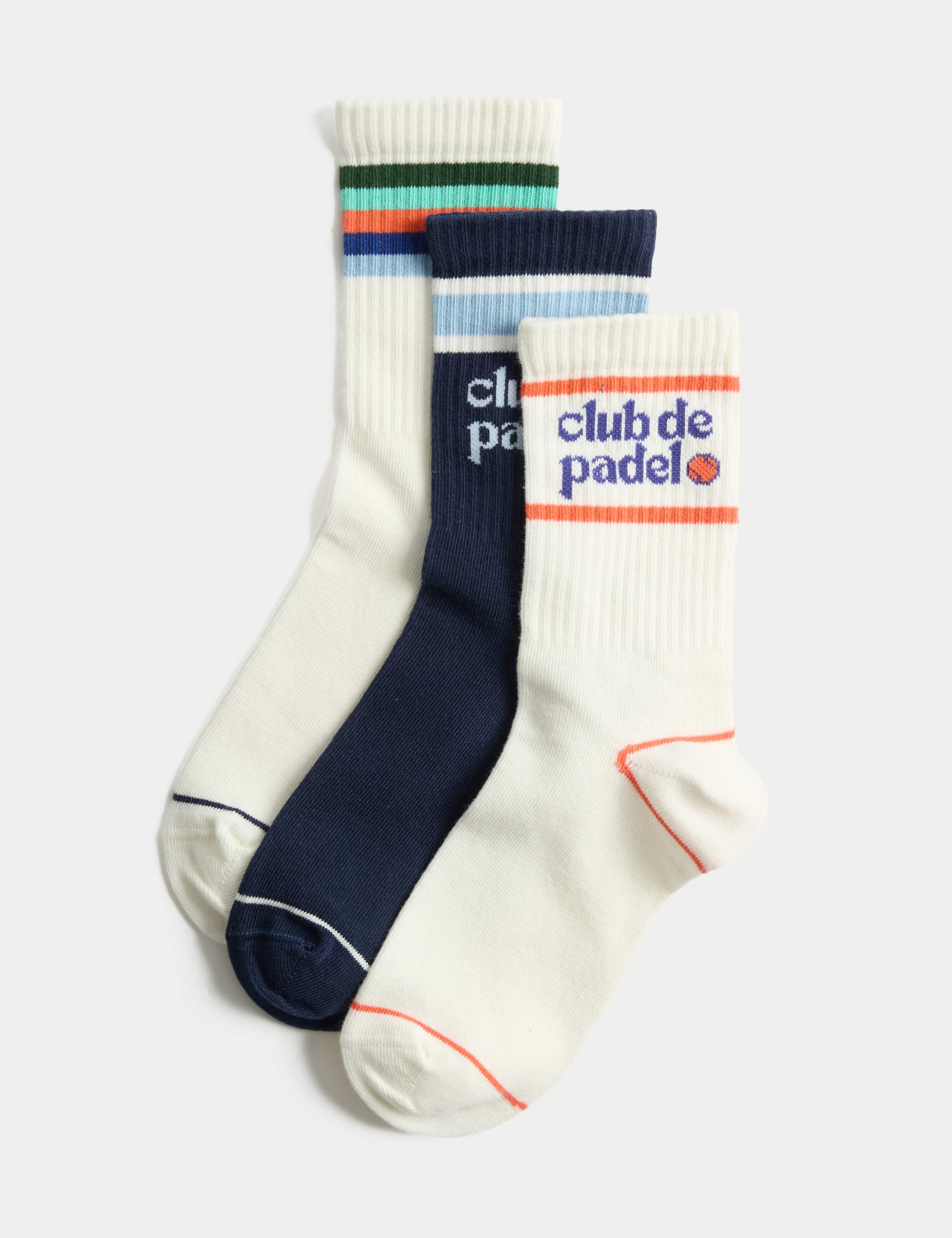 M&S sports socks 3 pack ankle socks (British brand)