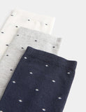 M&S supersoft spot crew socks 3-pack - British product