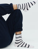 M&S supersoft striped crew socks pack of 3 - British product