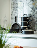 Circulon 3 piece non-stick saucepan set, UK version