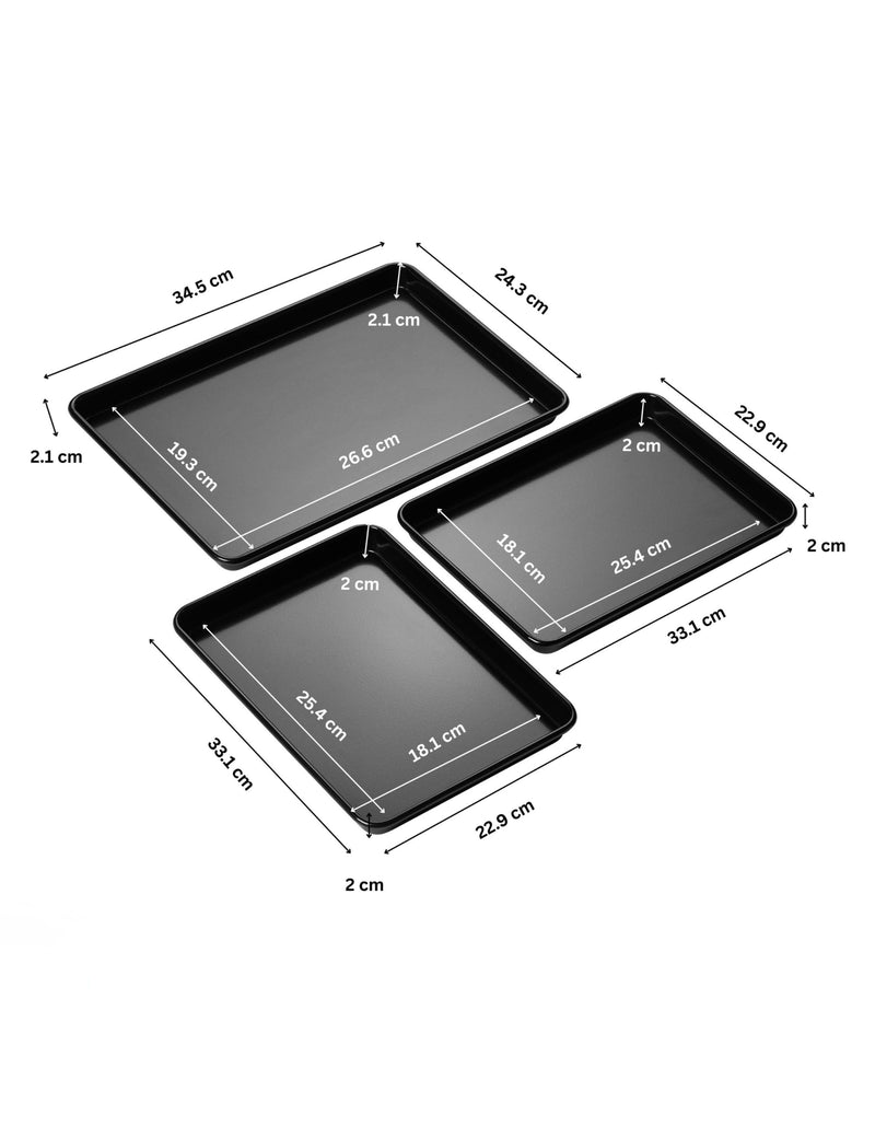 Tala 3-piece carbon steel baking tray set, imported from the UK