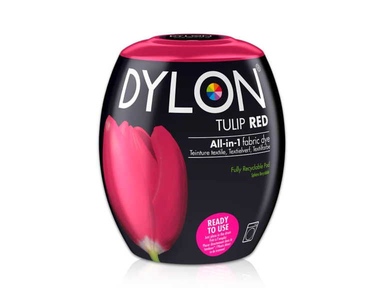 Dylon Washing Machine Dyes Laundry McGrocer Direct Tulip Red  