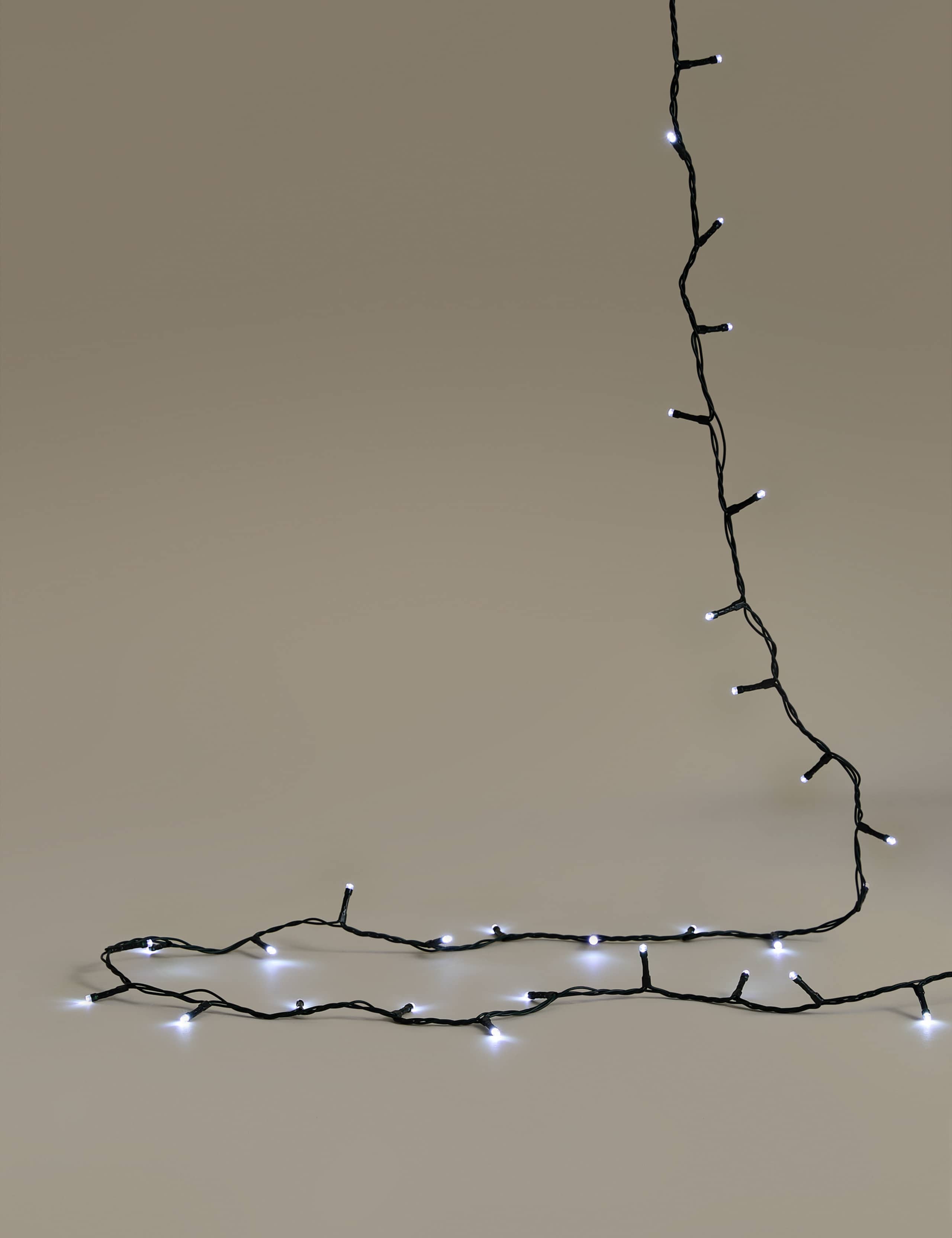 Bright white LED string lights, 300 lights, (British brand)