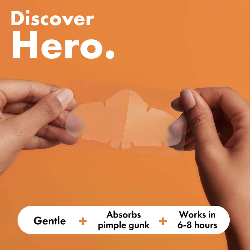 Hero Mighty Patch hydrocolloid nose patches 10 count, imported from the UK