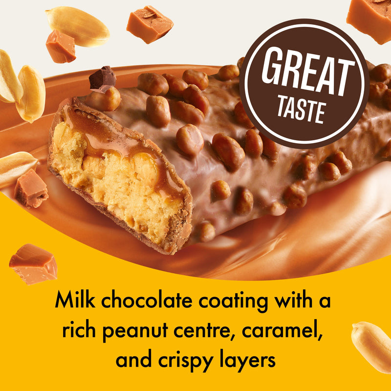 FULFIL Chocolate Peanut & Caramel flavour protein bar 3x40g, UK version