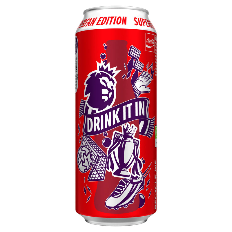 Coca-Cola Original Taste soft drink 500ml can - British product