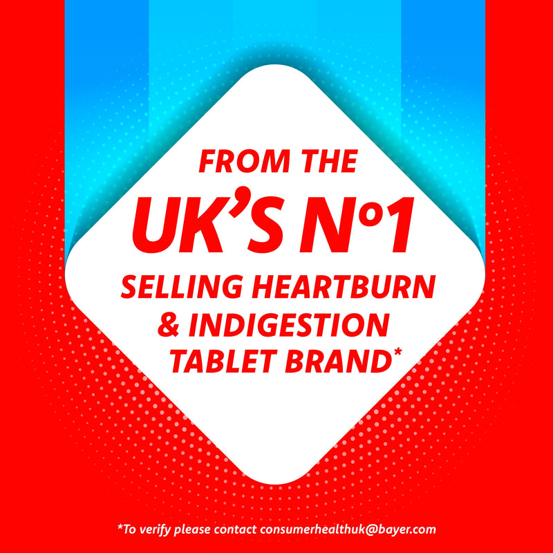 Rennie peppermint antacid gum 750mg, imported from the UK
