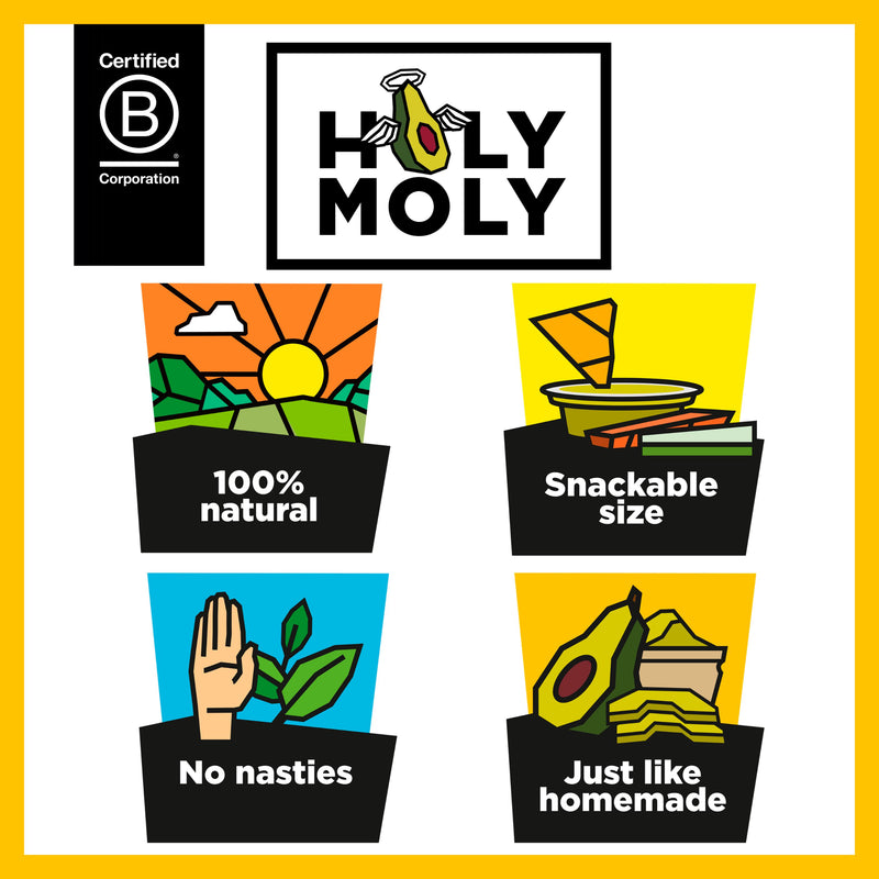 Holy Moly Kids Simply Avocado dip 5x57g (British brand)