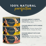 Encore cat food tins chicken selection in broth 12 x 70g, imported from the UK