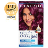 Clairol permanent hair dye Purple Berry 6.64 - British product