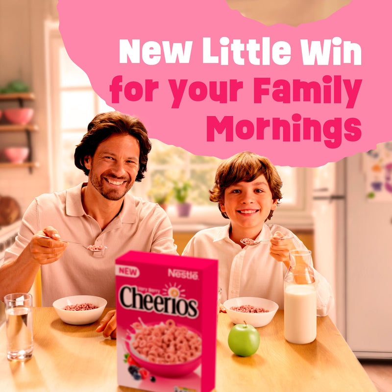 Nestle Cheerios Very Berry Cereal 435g, imported from the UK