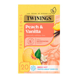 Twinings Peach Cooler tea bags 20 count (British brand)