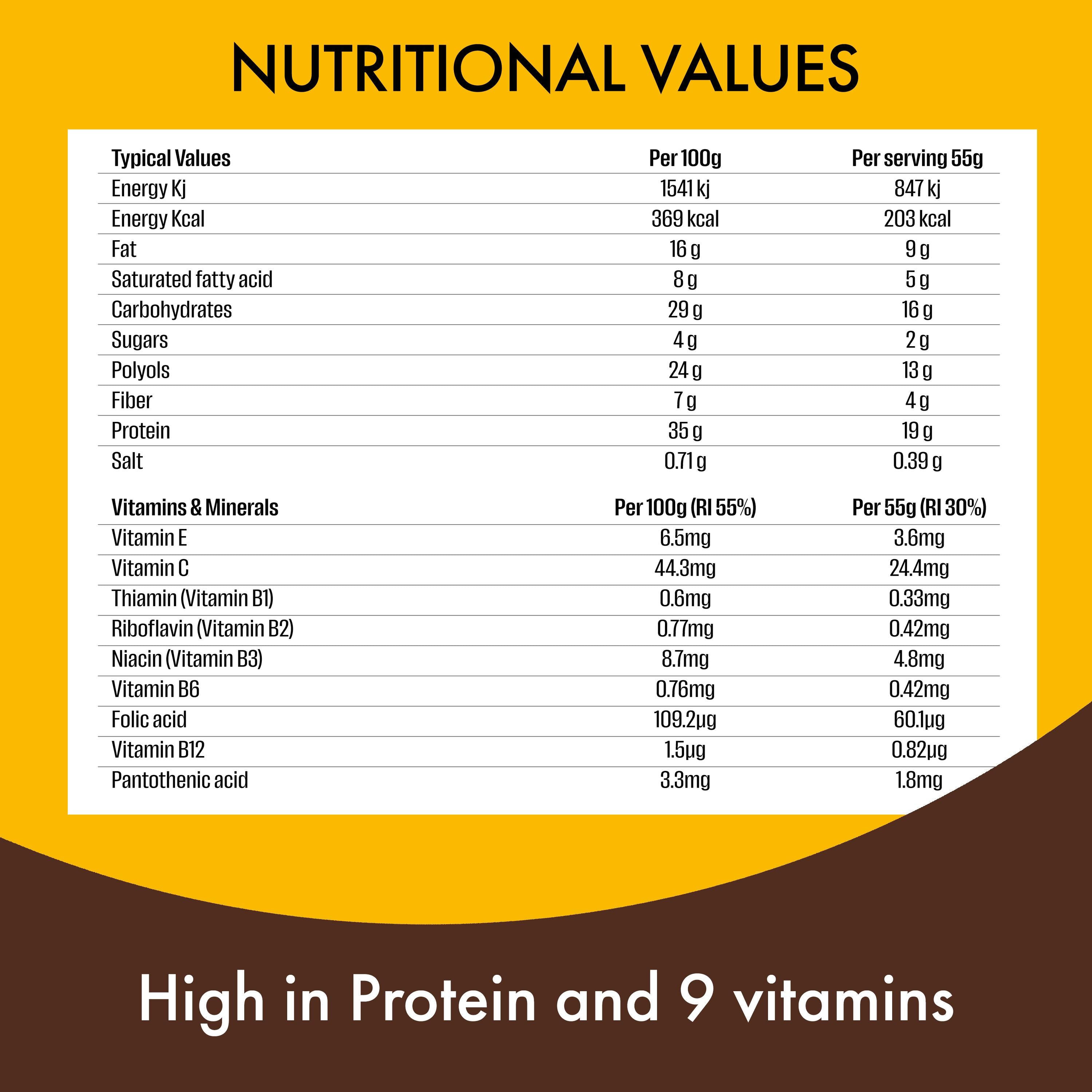Fulfil Chocolate Peanut & Caramel Vitamin Bar 55g - British product