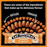 Eat Natural almond apricot bars with yoghurt coating, imported from the UK