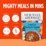 Merchant Gourmet Lentil Chickpea Tagine 280g, imported from the UK