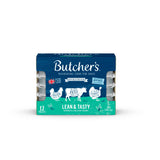 Butcher's Lean & Tasty low fat dog food trays 12x150g (British brand)