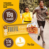 Fulfil Chocolate Peanut & Caramel Vitamin Bar 55g - British product