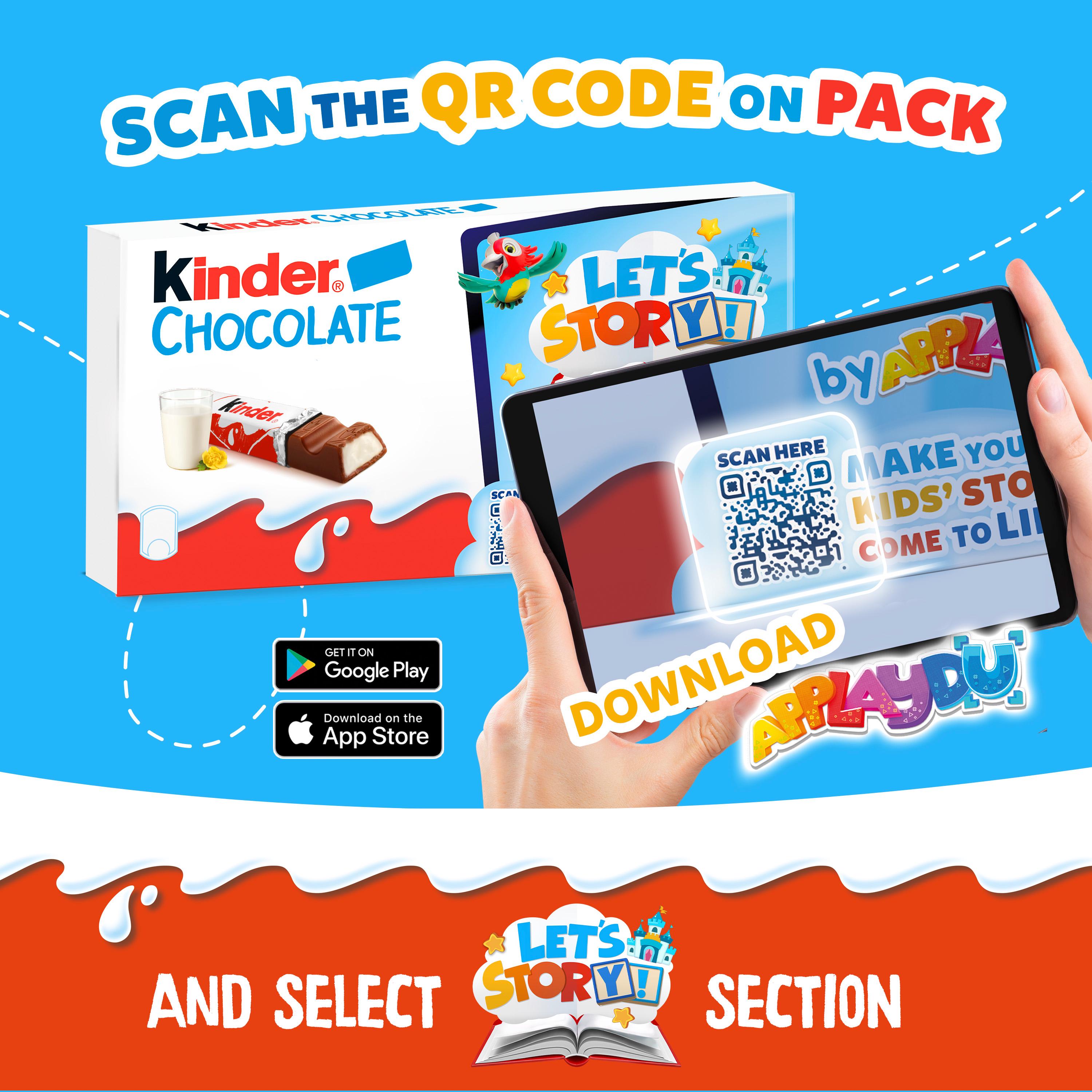 Kinder chocolate bars multipack 24x12.5g (British brand)