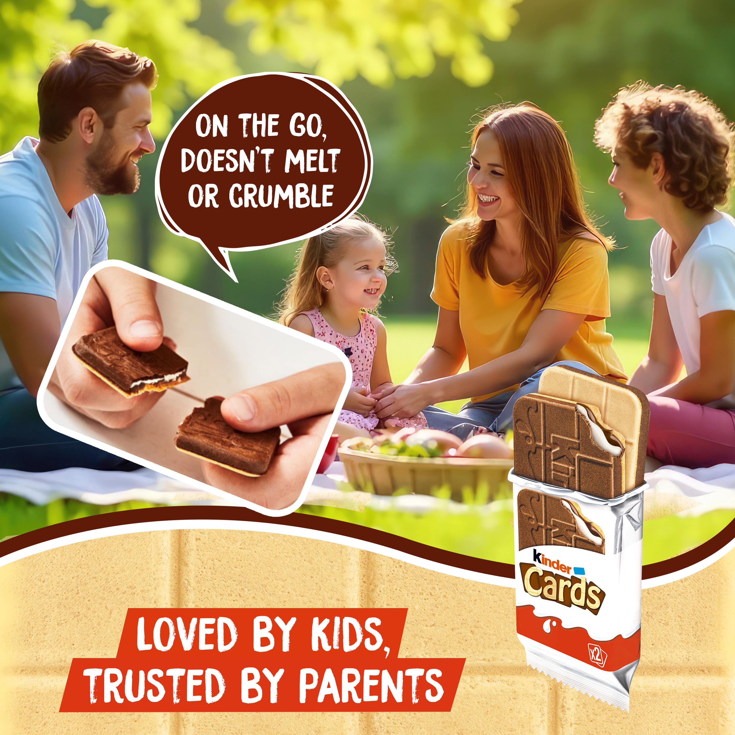 Kinder wafer biscuit multipack chocolate and milk 8x12.8g - British product