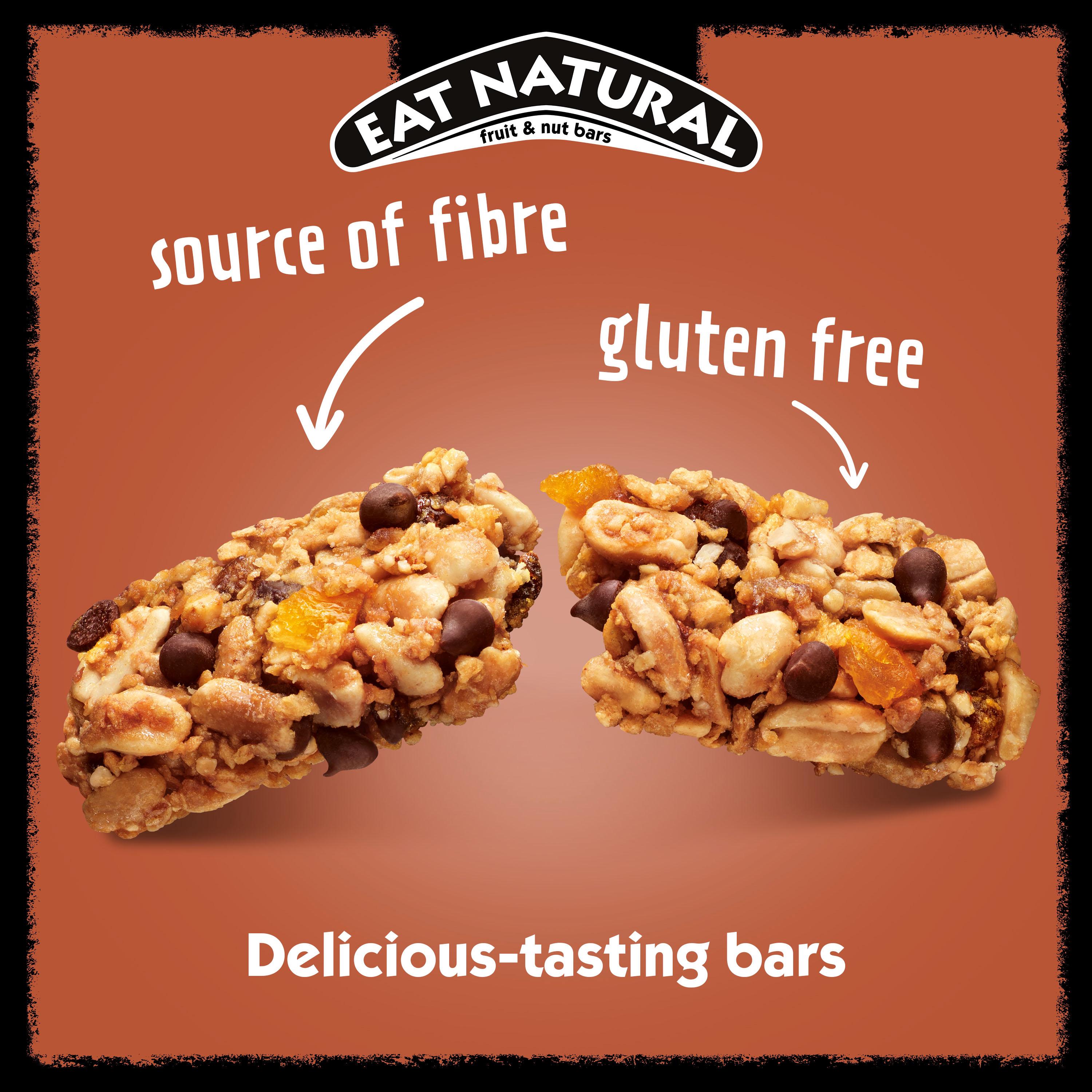 Eat Natural protein cereal bar peanuts orange dark chocolate 3x40g, imported from the UK