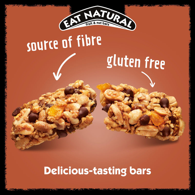 Eat Natural protein cereal bar peanuts orange dark chocolate 3x40g, imported from the UK