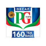 PG Tips Decaf Tea bags x160, imported from the UK