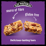 Eat Natural maple pecan peanut bars 3x40g, imported from the UK