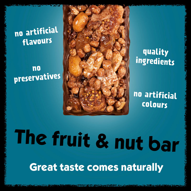 Eat Natural dark chocolate sea salt fruit and nut cereal bars 3x40g (British brand)