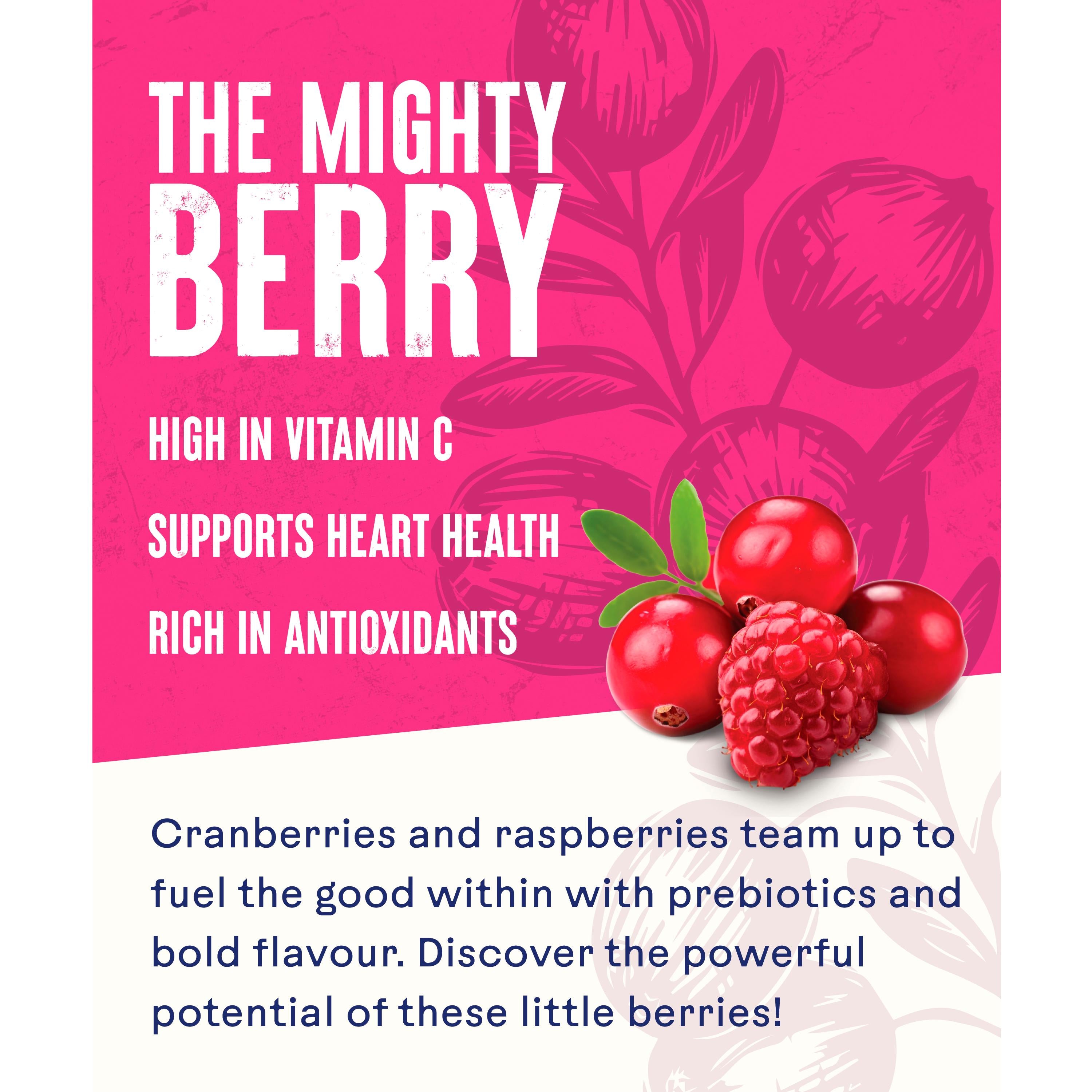 Ocean Spray cranberry raspberry juice drink 1L - British product