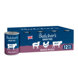 Butcher's recipes in jelly dog food 12x400g, imported from the UK