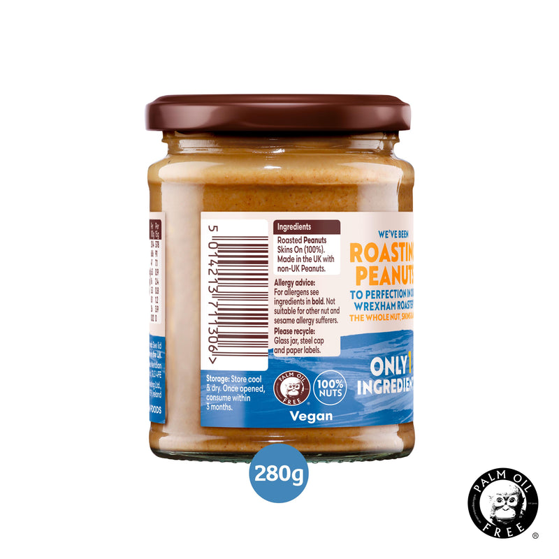Meridian smooth peanut butter 280g, imported from the UK