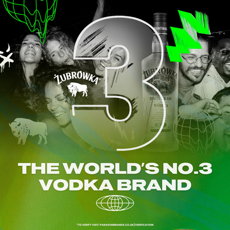 Zubrowka bison grass vodka 70cl - British product