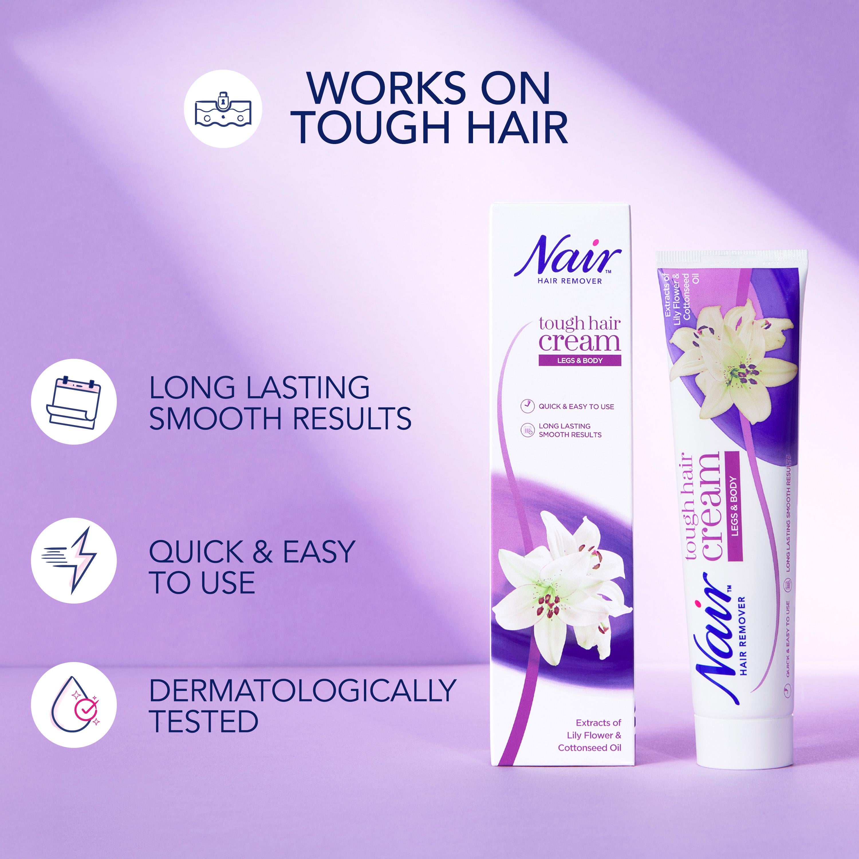 Nair tough hair remover cream 90ml, British product