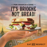 St Pierre sliced brioche loaf 500g packaged for freshness (British brand)