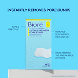 Biore Ultra Deep Cleansing pore strips x6, UK version