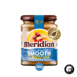 Meridian smooth peanut butter 280g, imported from the UK