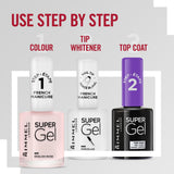 Rimmel Super Gel French Manicure in English Rose 12ml, UK version