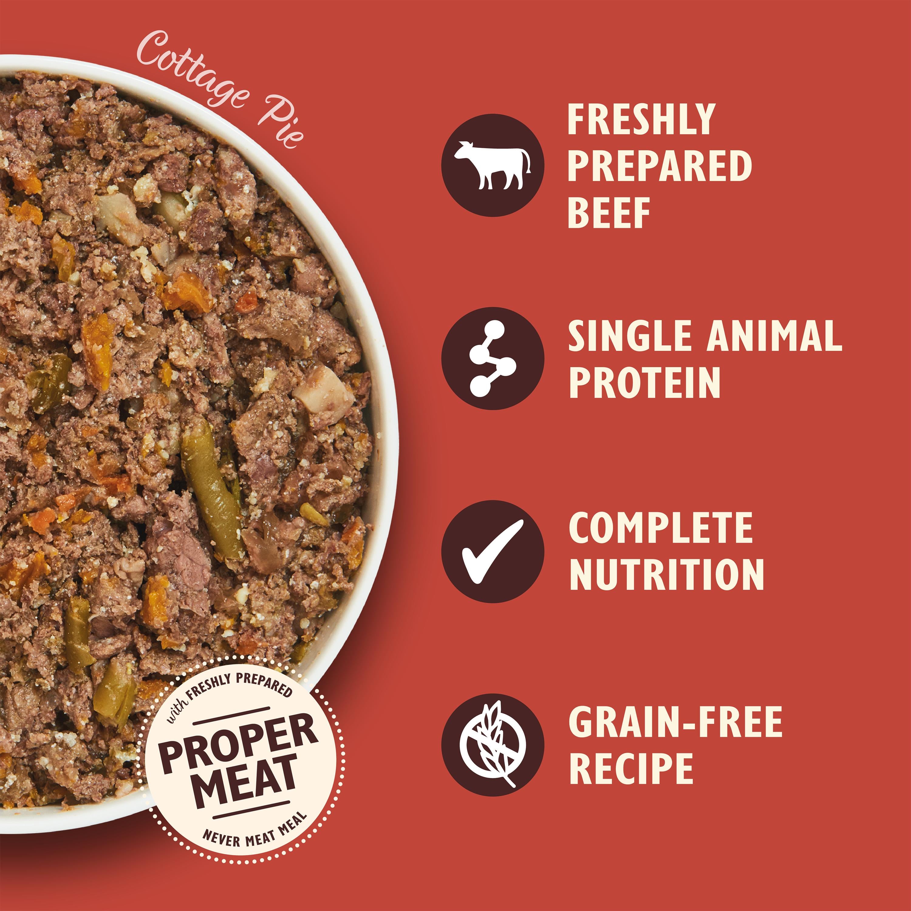 Lily's Kitchen Cottage Pie wet dog food 400g (British brand)