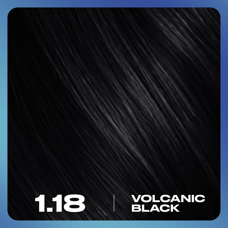 Clairol Volcanic Black permanent hair dye - British product