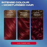 Clairol Nice'N Easy Bold Cherry Red hair dye, imported from the UK