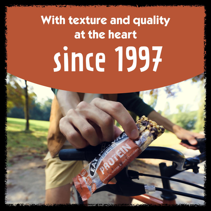 Eat Natural protein cereal bar peanuts orange dark chocolate 3x40g, imported from the UK