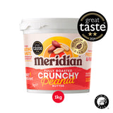 Meridian crunchy peanut butter 1kg, imported from the UK