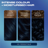 Clairol permanent hair dye Midnight Blue (British brand)