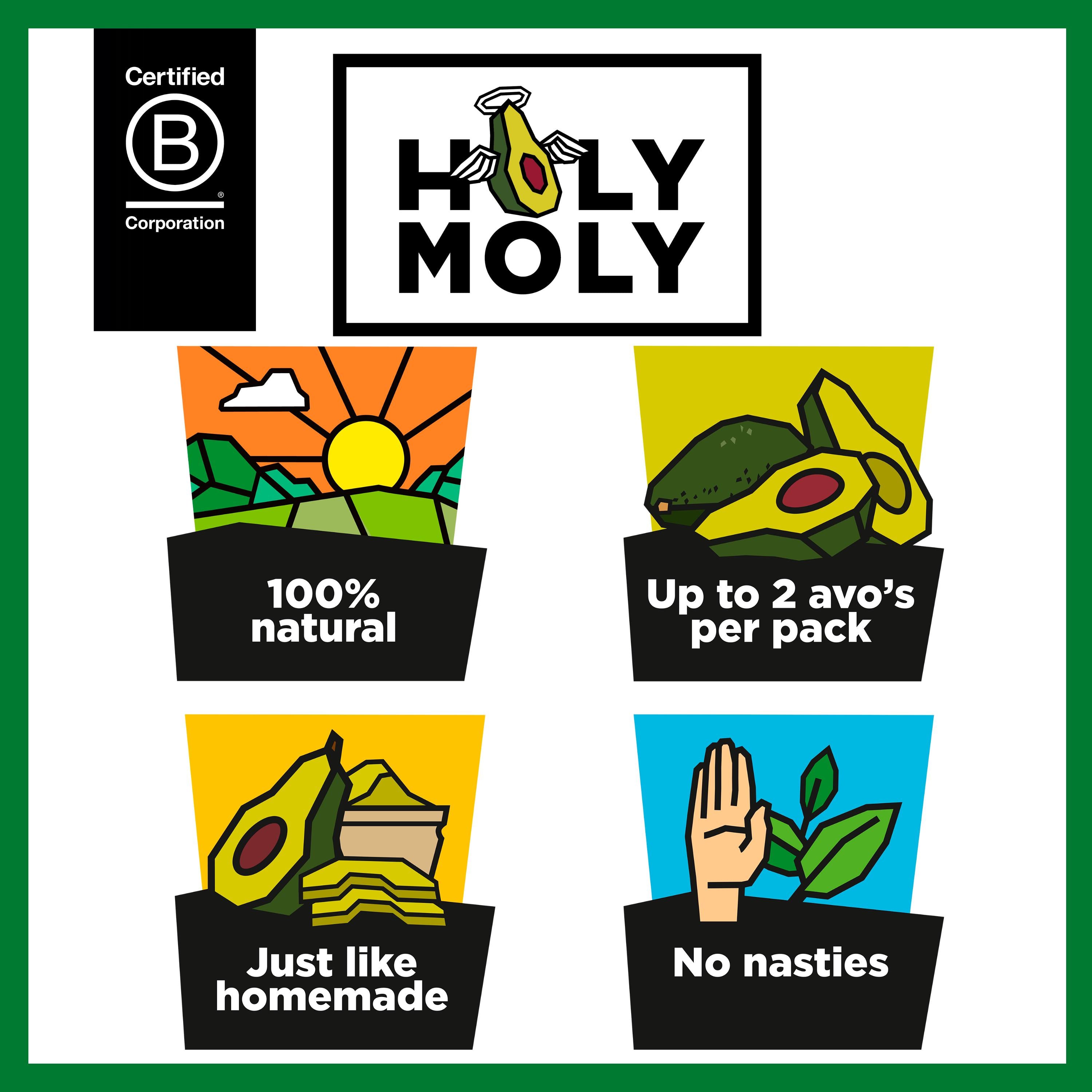 Holy Moly Original guacamole 150g, UK version