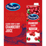 Ocean Spray cranberry classic drink 1L, imported from the UK