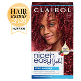 Clairol Nice'N Easy Bold Cherry Red hair dye, imported from the UK