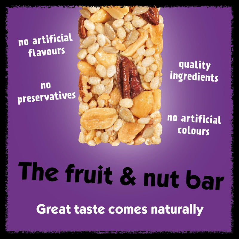 Eat Natural maple pecan peanut bars 3x40g, imported from the UK